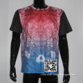 sublimation printing stretch fabric perfect-fit crew neck tee